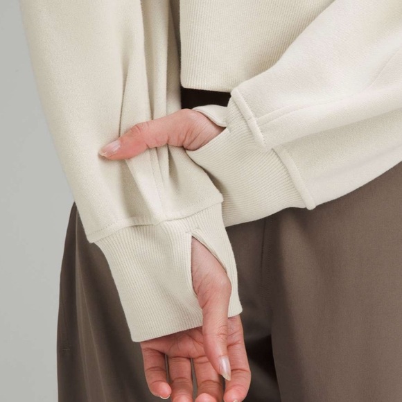 Lululemon Scuba Oversized Hoodie - Bone - Picture 2 of 10